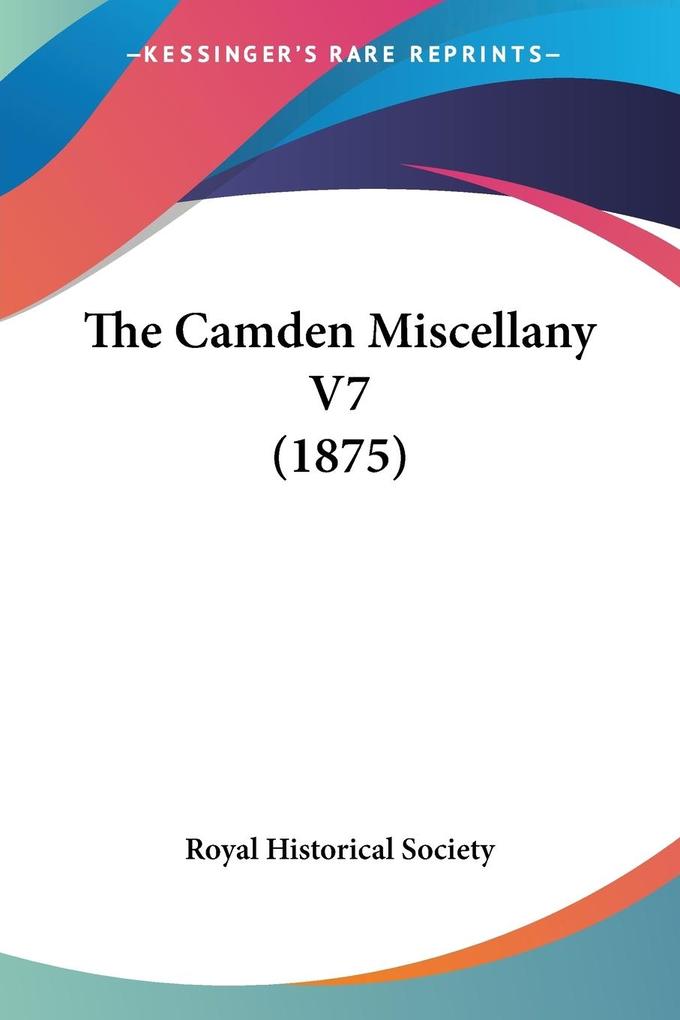 The Camden Miscellany V7 (1875)