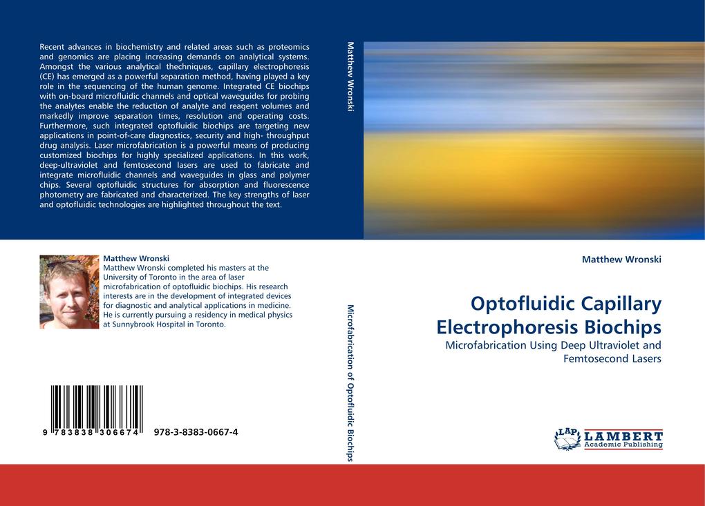 Optofluidic Capillary Electrophoresis Biochips