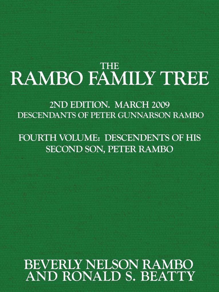 Rambo Family Tree Volume 4
