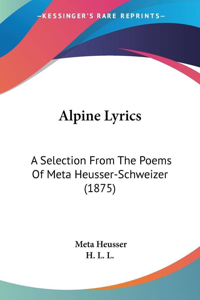 Alpine Lyrics - Meta Heusser