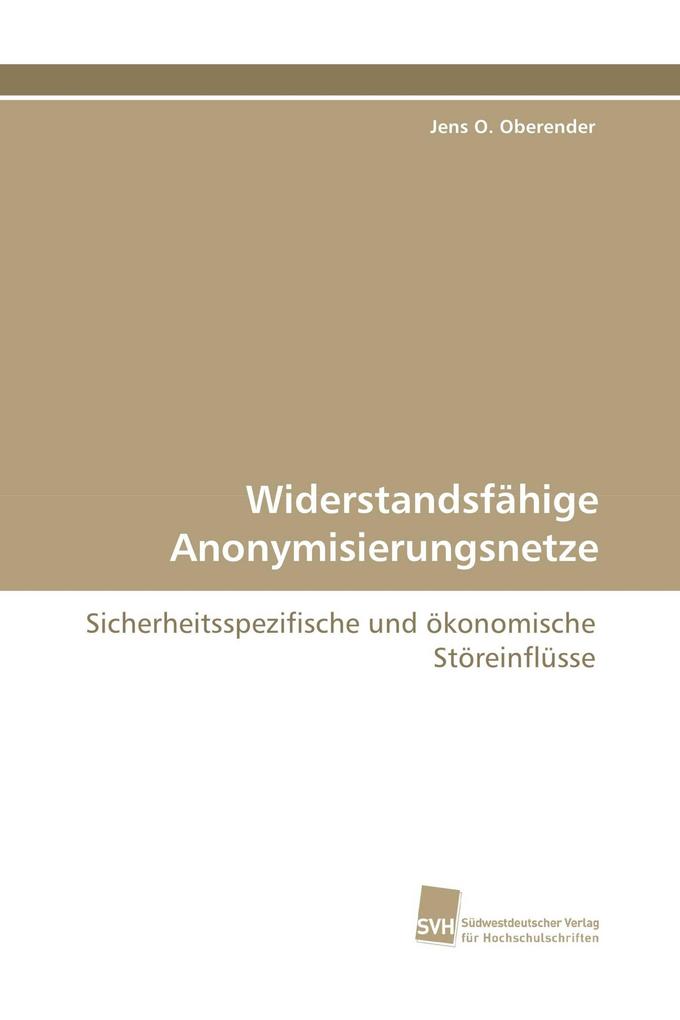 Widerstandsfähige Anonymisierungsnetze