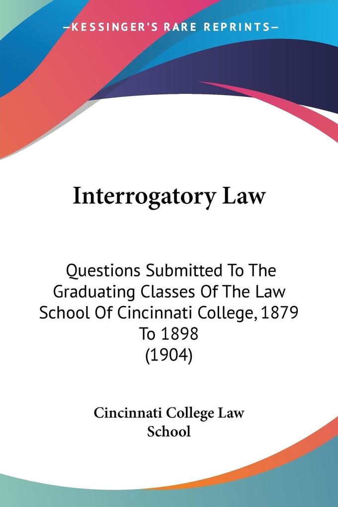 Interrogatory Law