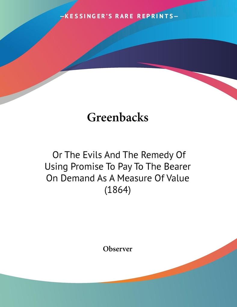 Greenbacks - Observer