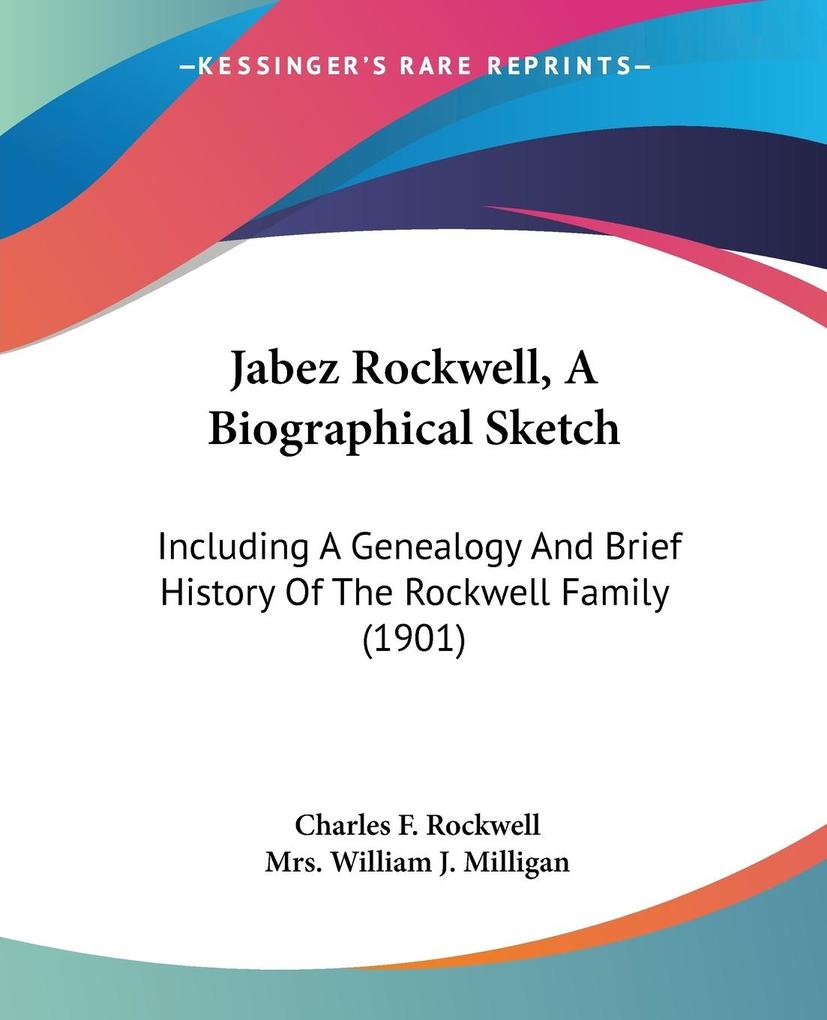 Jabez Rockwell A Biographical Sketch