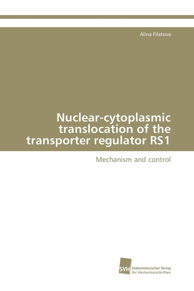 Nuclear-cytoplasmic translocation of the transporter regulator RS1