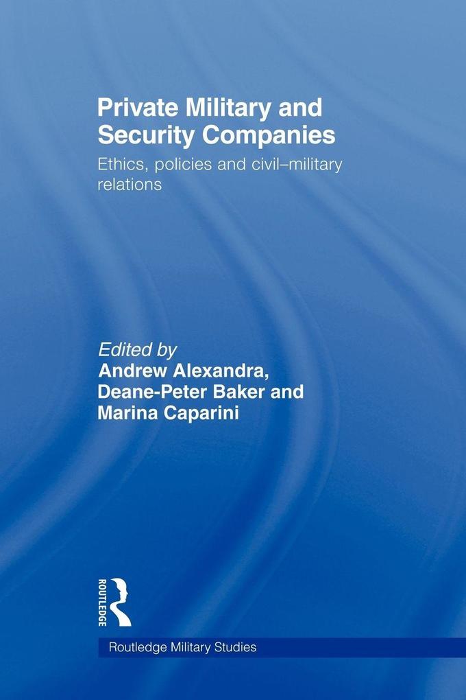 Private Military and Security Companies