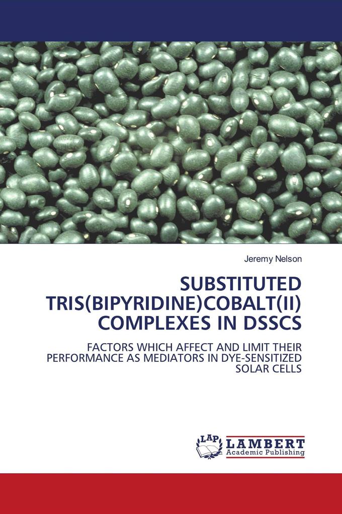 SUBSTITUTED TRIS(BIPYRIDINE)COBALT(II) COMPLEXES IN DSSCS