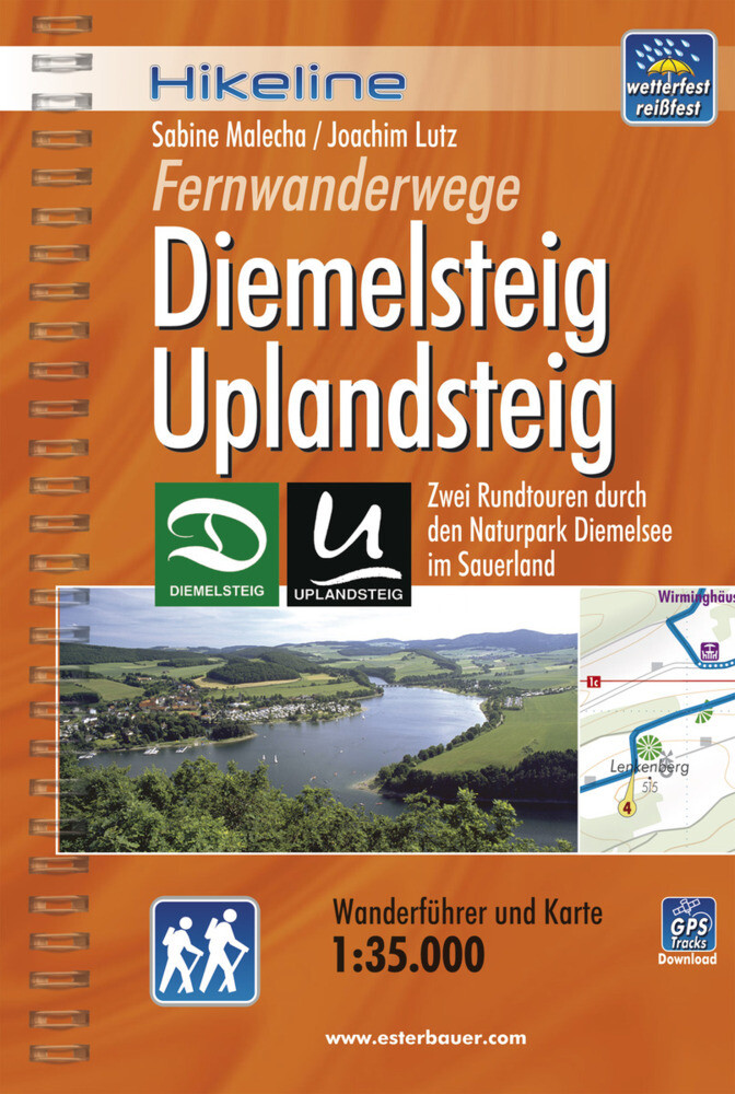 Image of Hikeline Wanderführer Fernwanderwege Diemelsteig Uplandsteig