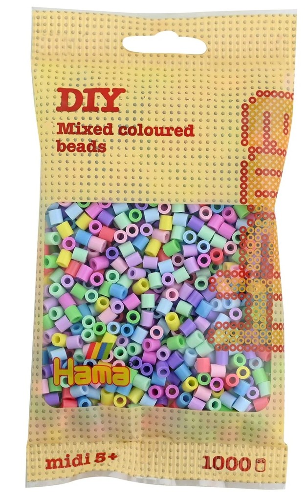 Hama - Perlen pastell gemischt 1000 Stück