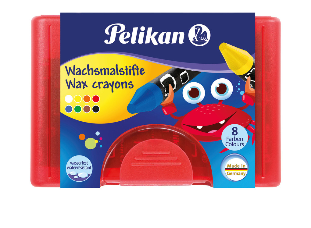 Pelikan Wachsmaler dick 665/8, rund, wasserfest