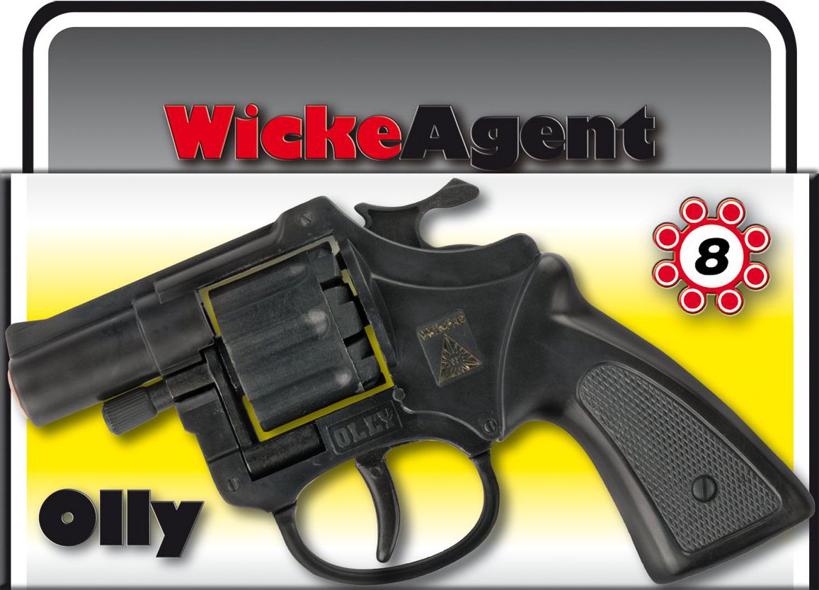 8er Agentenrevolver Olly 127 cm Box