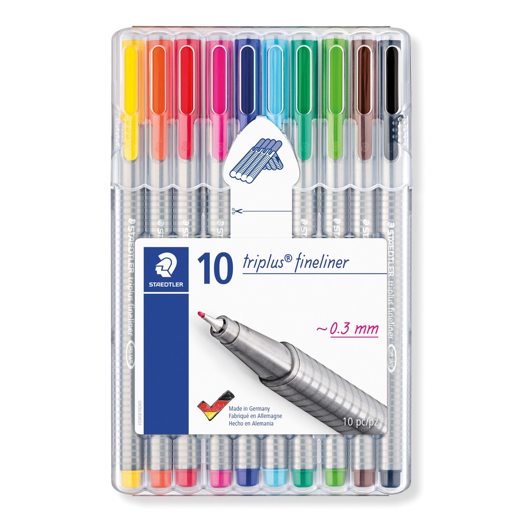 STEADLER TRIPLUS ETUI DE 10 FINELINER