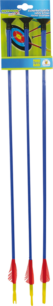 Outdoor active 3 Pfeile mit Saugnapf Länge 59 cm