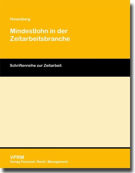 Mindestlohn in der Zeitarbeitsbranche