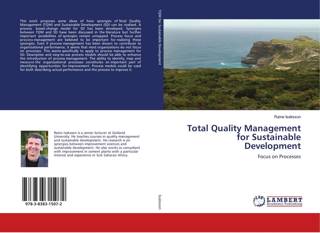 Total Quality Management for Sustainable Development
