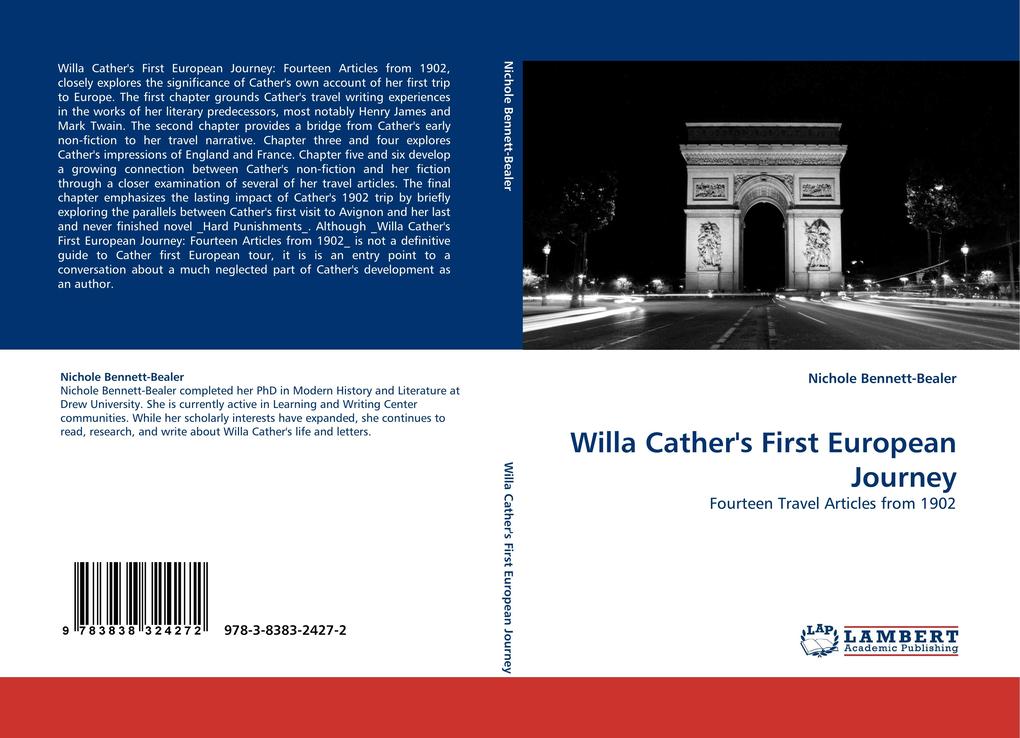 Willa Cather''s First European Journey