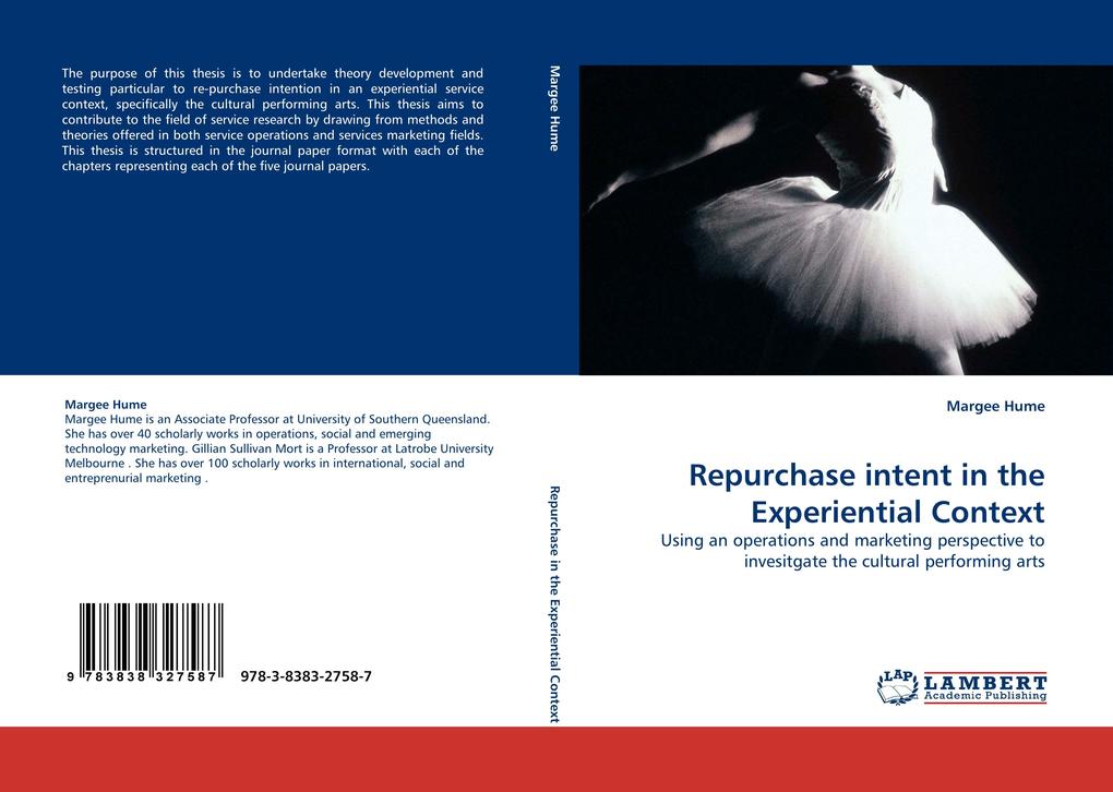 Repurchase intent in the Experiential Context