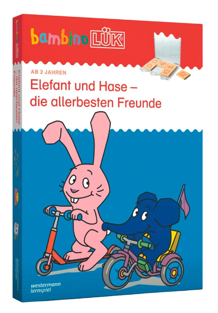 The funny World Les Apres Elefant Freund fürs Leben mit lila Maus Nr 815-1011