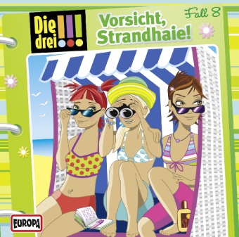 Die drei !!! 08. Vorsicht Strandhaie (drei Ausrufezeichen)