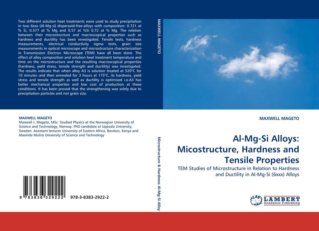 Al-Mg-Si Alloys: Micostructure Hardness and Tensile Properties