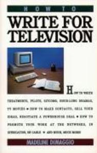 How To Write For Television