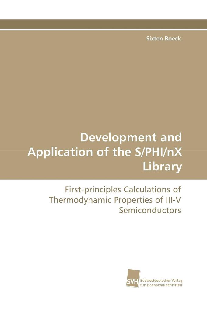 Development and Application of the S/PHI/nX Library