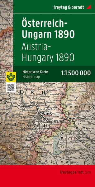 Österreich-Ungarn 1890 1:15 Mio. Historische Karte