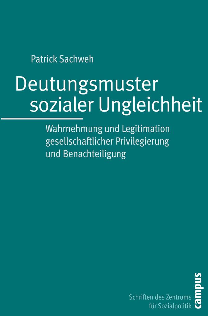 Deutungsmuster sozialer Ungleichheit
