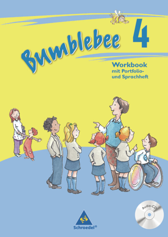 Bumblebee 4. Workbook plus Portfolio- / Sprachheft und Pupil‘s Audio-CD