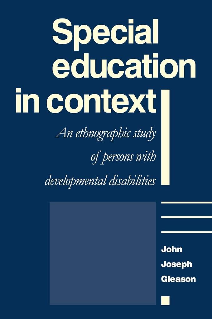 Special Education in Context