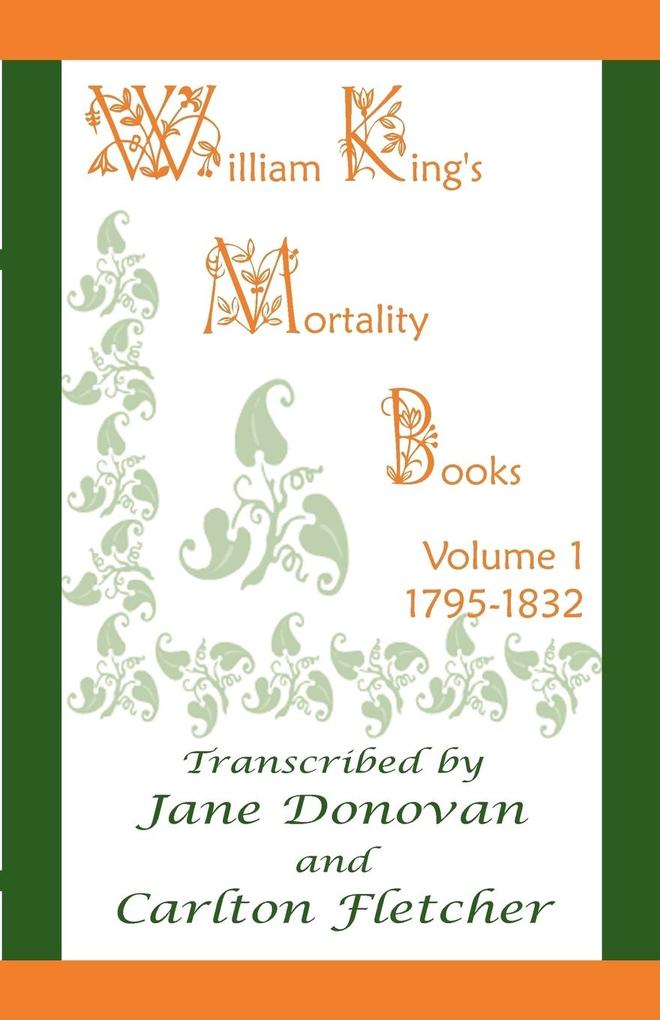 William King's Mortality Books - Carlton Fletcher/ Jane Donovan