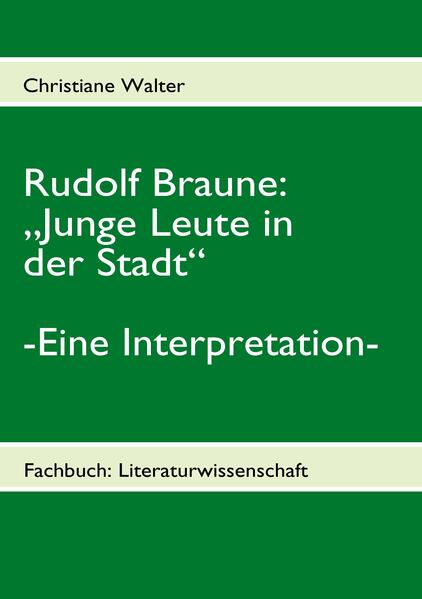 Rudolf Braune: 'Junge Leute in der Stadt'