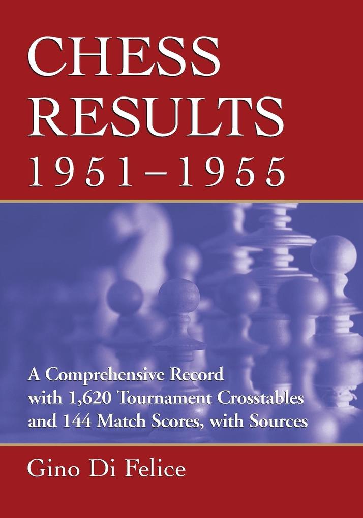 Chess Results 1951-1955