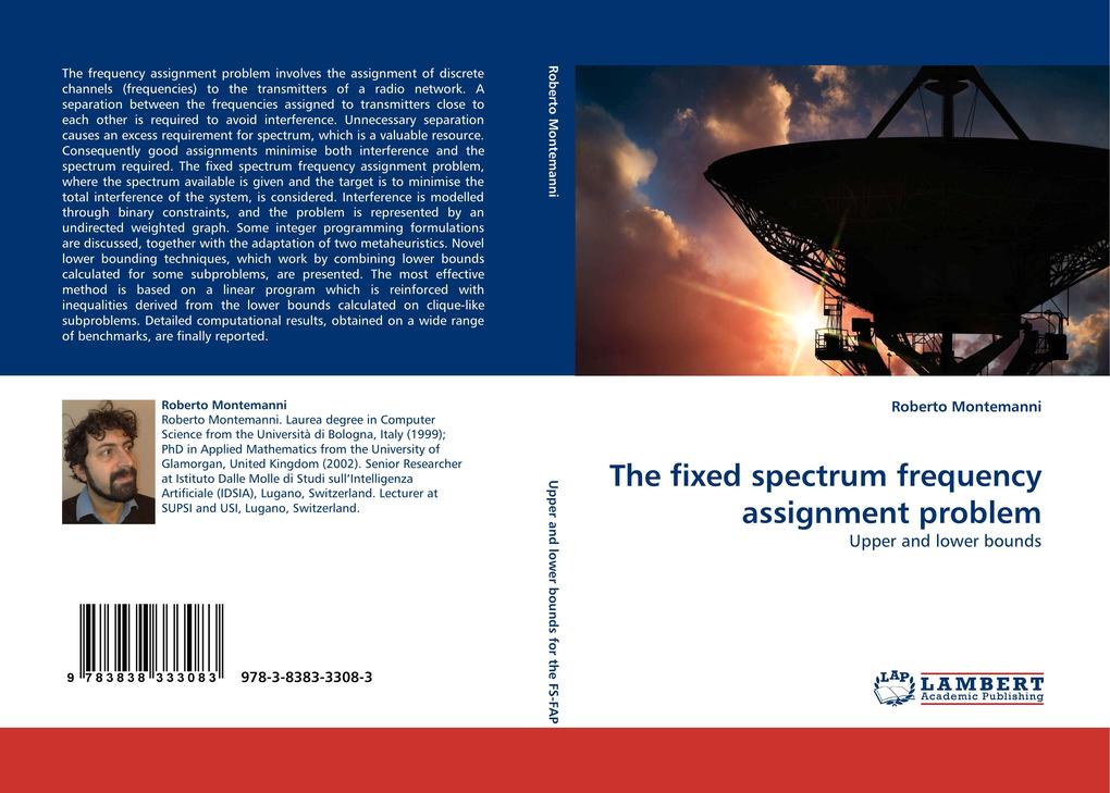 The fixed spectrum frequency assignment problem