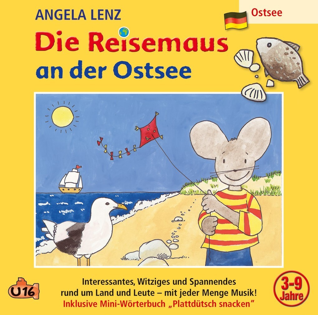 Die Reisemaus An Der Ostsee 1 Audio-CD - Angela Lenz