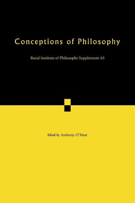 Conceptions of Philosophy