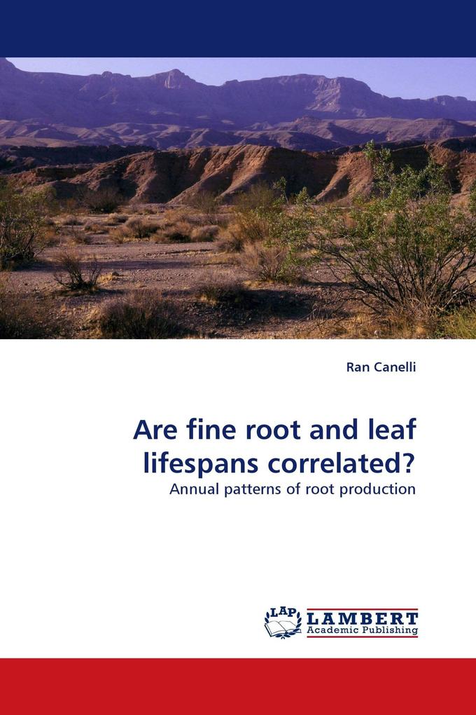 Are fine root and leaf lifespans correlated?