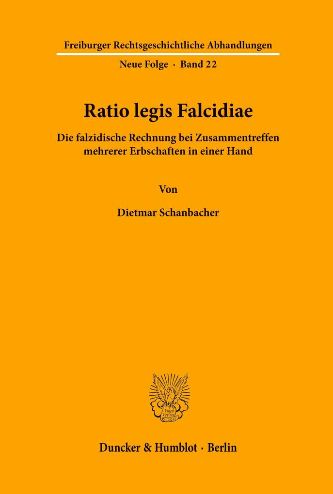 Ratio legis Falcidiae.
