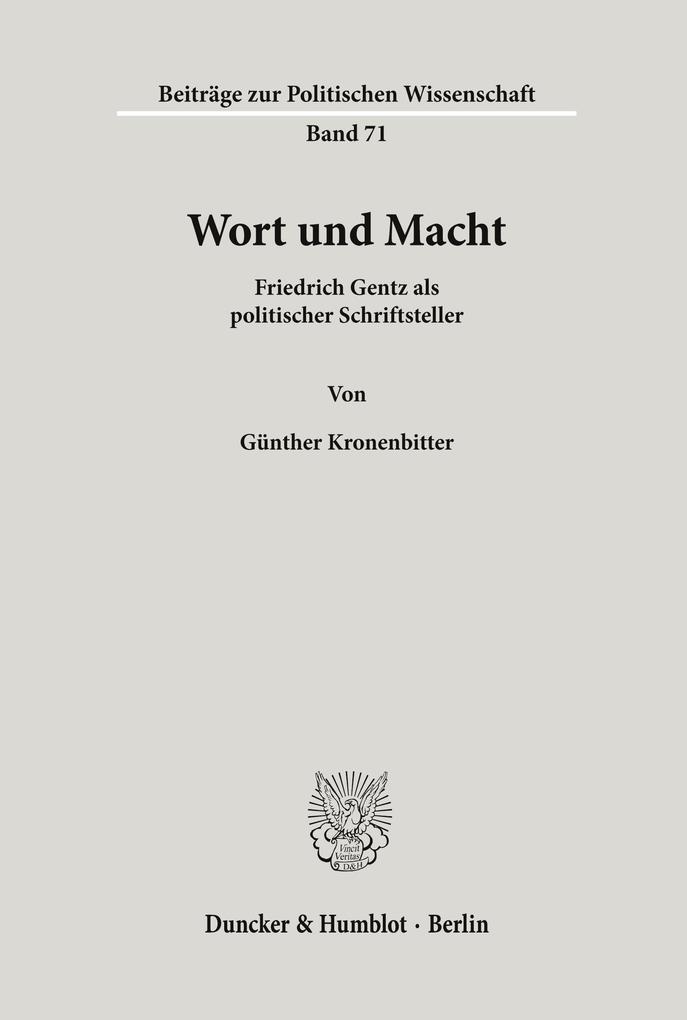 Wort und Macht.