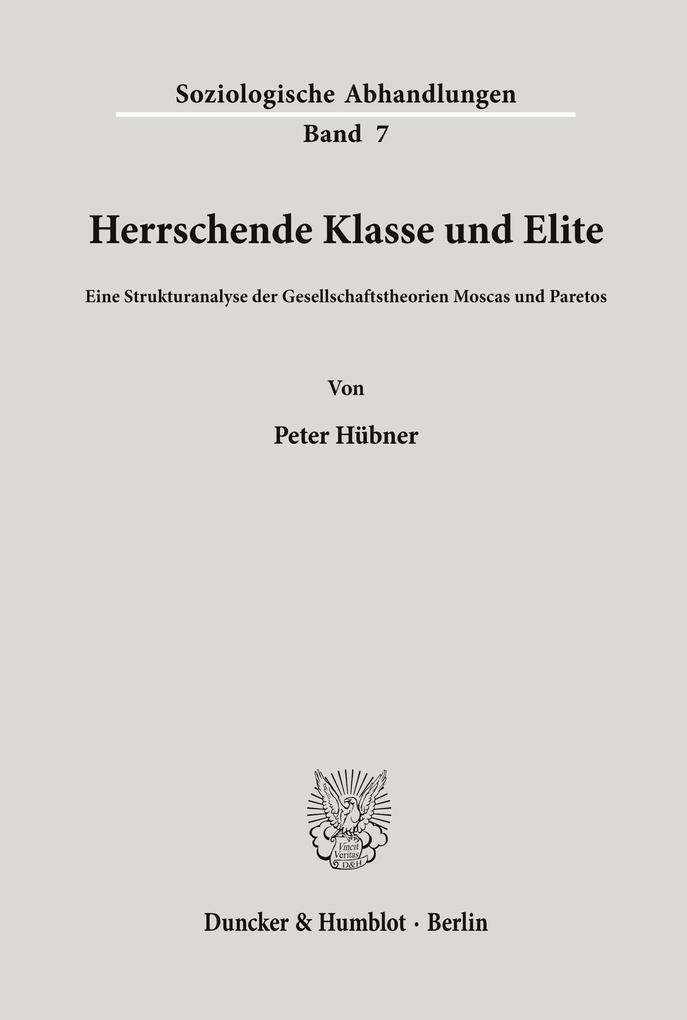 Herrschende Klasse und Elite.