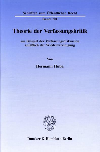 Theorie der Verfassungskritik