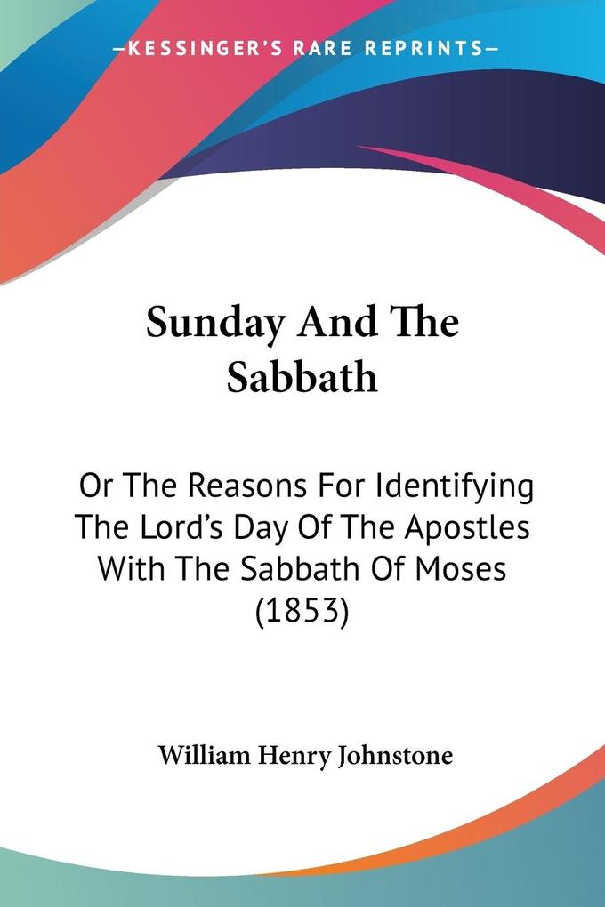 Sunday And The Sabbath