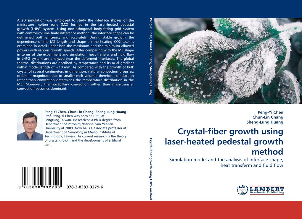 Crystal-fiber growth using laser-heated pedestal growth method - Peng-Yi Chen/ Chun-Lin Chang/ Sheng-Lung Huang