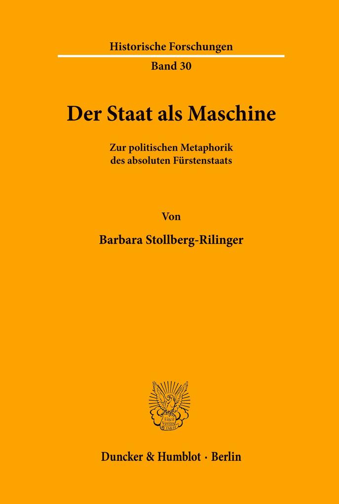 Der Staat als Maschine.