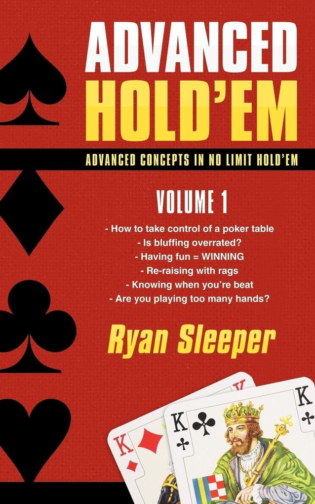 Advanced Hold'em Volume 1 - Ryan Sleeper